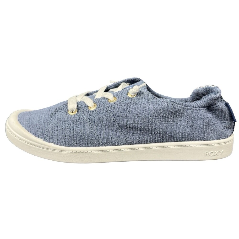 ROXY Size 11 Bayshore Plus Lace-Up Sneaker Shoe Corduroy Indigo Blue New